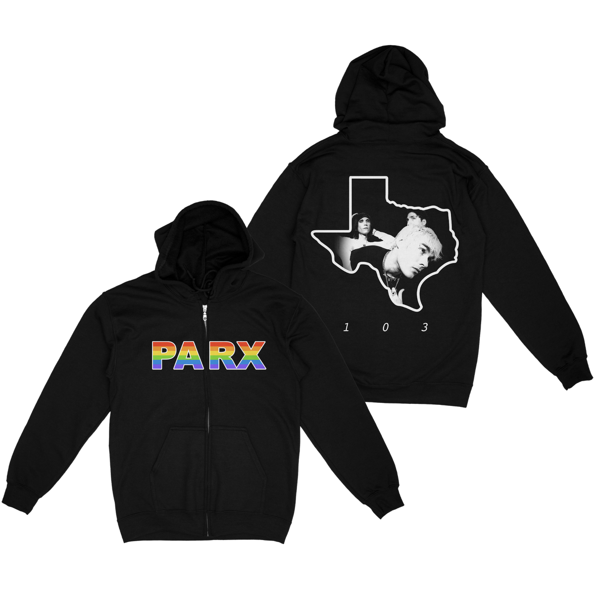 Rainbow Parx Zip Hoodie
